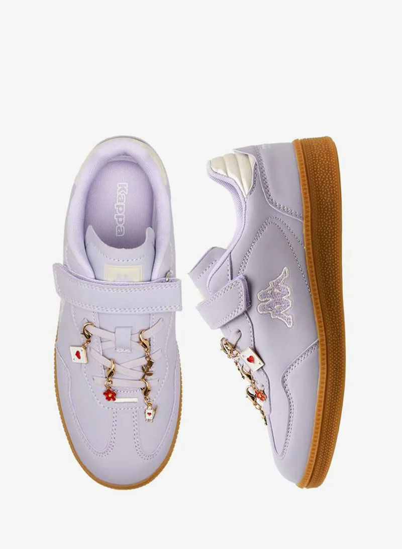 كابا حذاء رياضي بناتي بكعب عالٍ وشريط لاصق